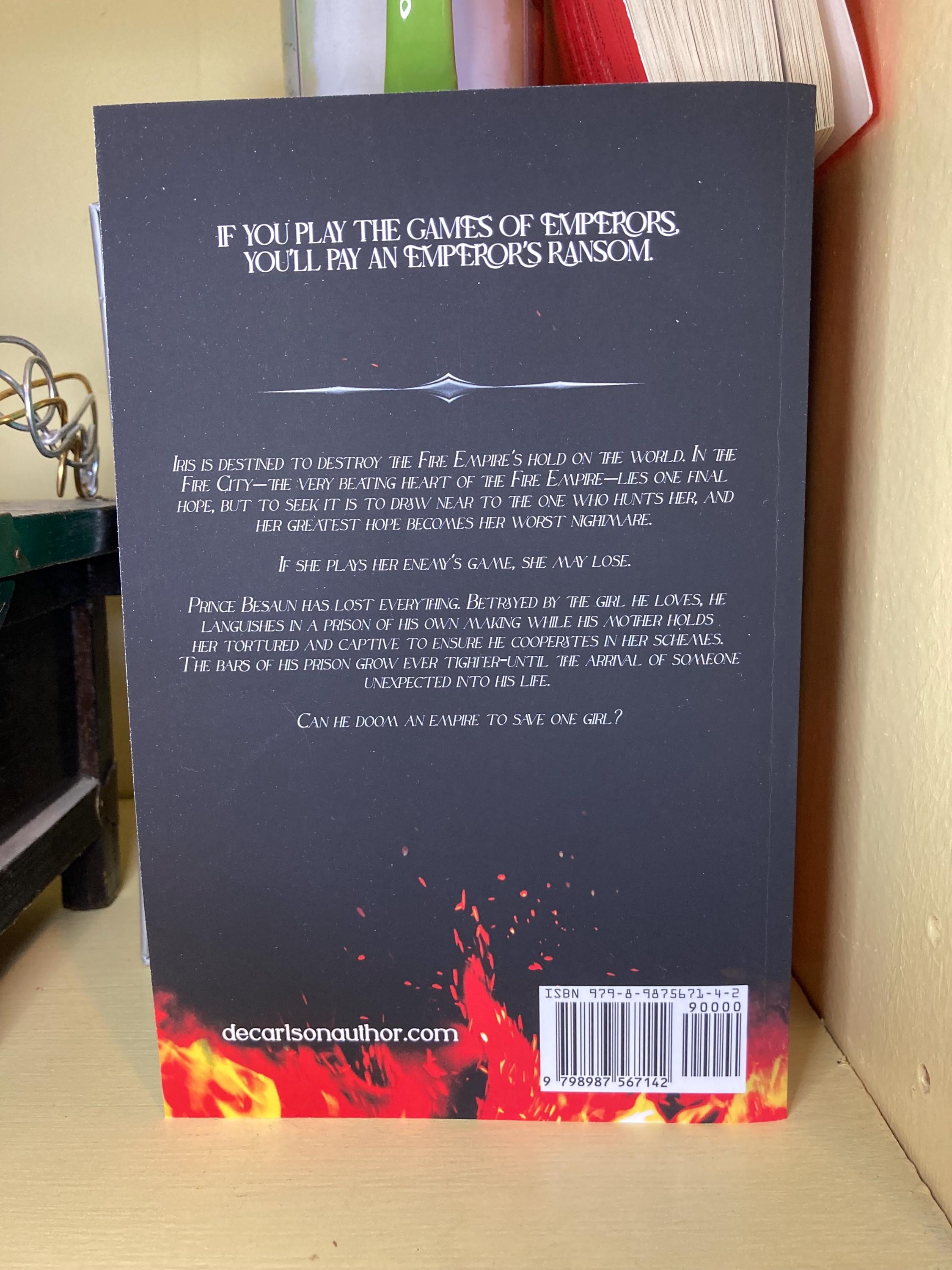 To Bind The Court (Empire of Ash and Song book 2 signed copy)
