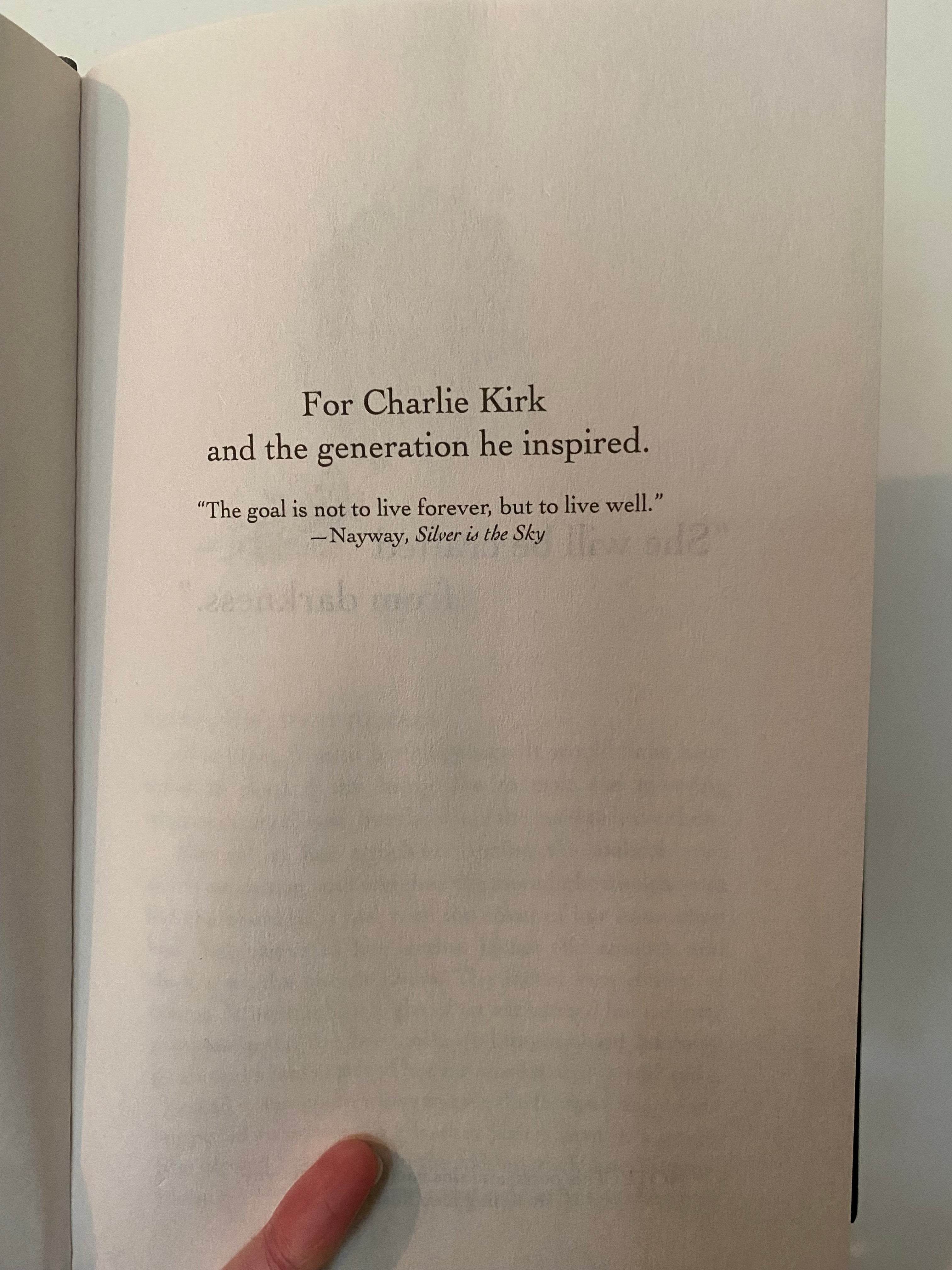 Silver is the Sky: Empire of Blood and Storm book one signed copy